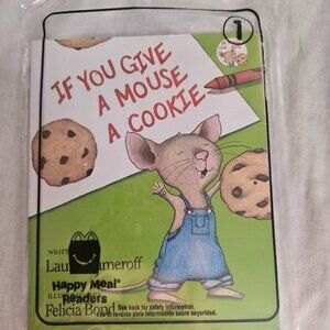 Mcdonalds Happy Meal Toy If You Give A Mouse A Cookie Book New Sealed